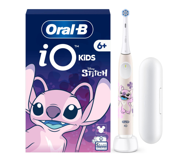 Oral-B Szczoteczka magnetyczna iO Kids Stitch (6+ etui róż) - 1601545 - zdjęcie 2